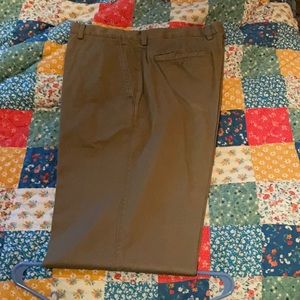 J. Crew 36x34 men’s slacks dark tan
